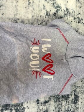 Pet Gray 'I ♥♥ You' Pullover Top